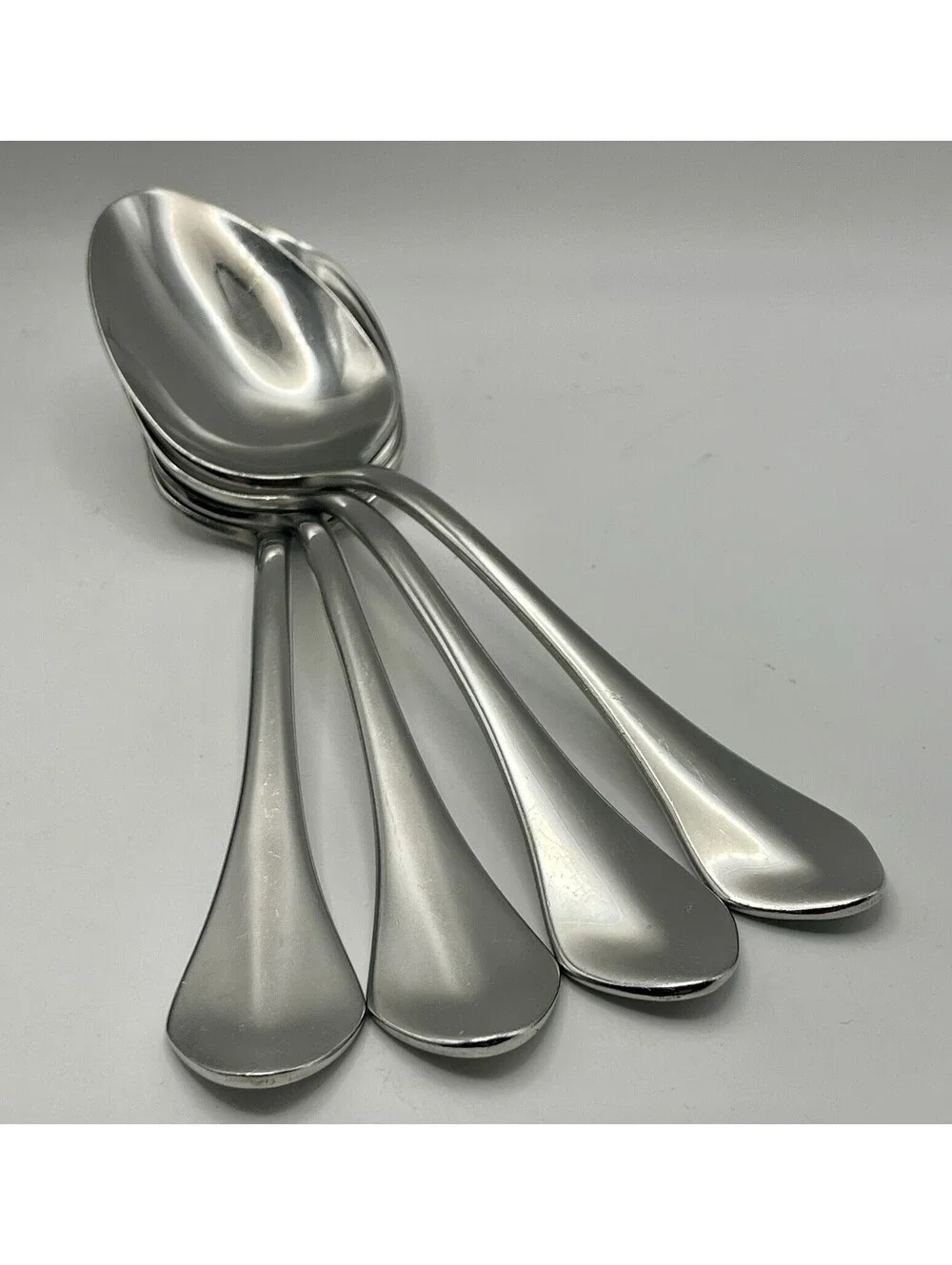 4- Oneida USA CAPELLO Stainless Place Oval Soup Spoon Lot ~ 7”